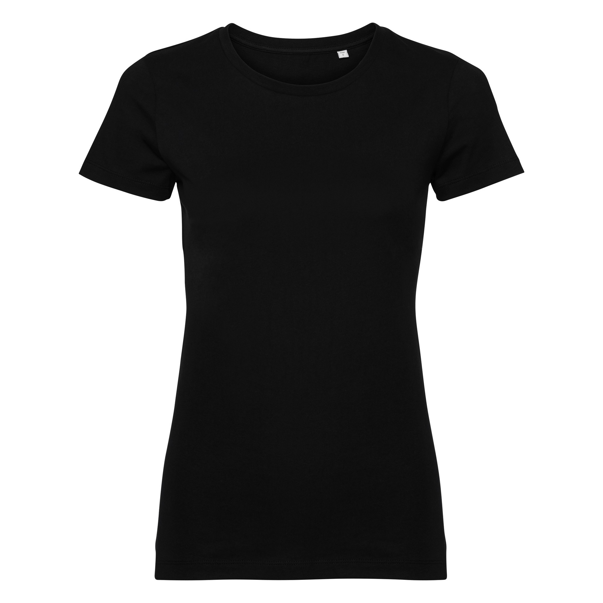 Thumbnail - Russell Damen Authentic T-Shirt (Schwarz)