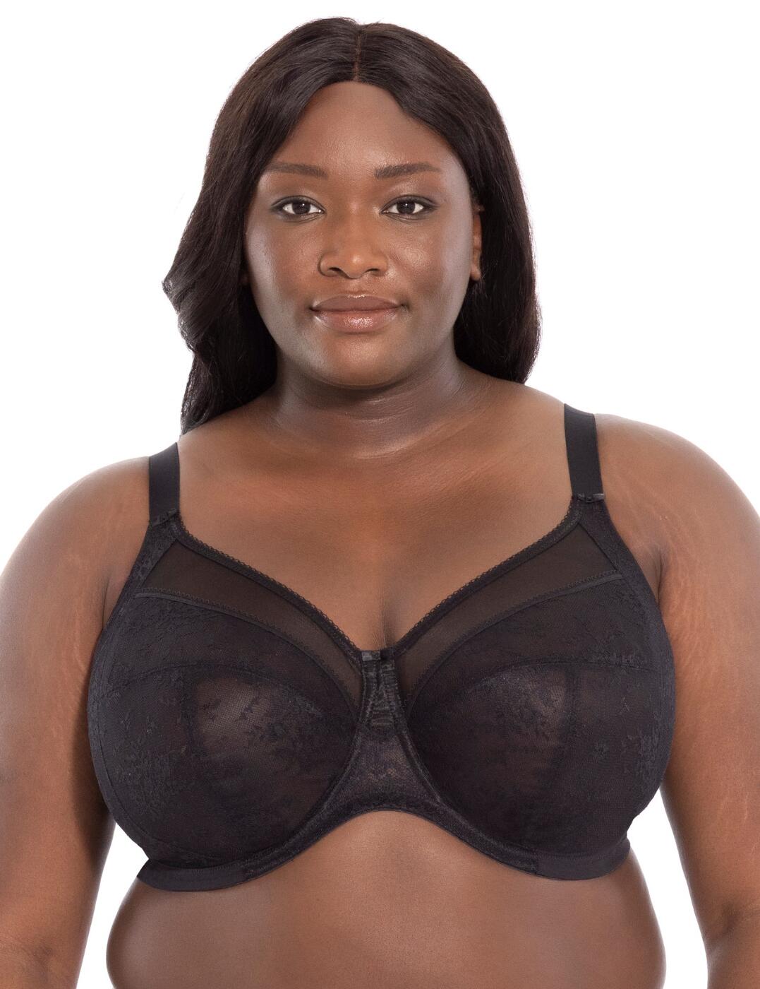 Goddess Womens Verity Underwired Bra - Black polyamide - Size 38GG