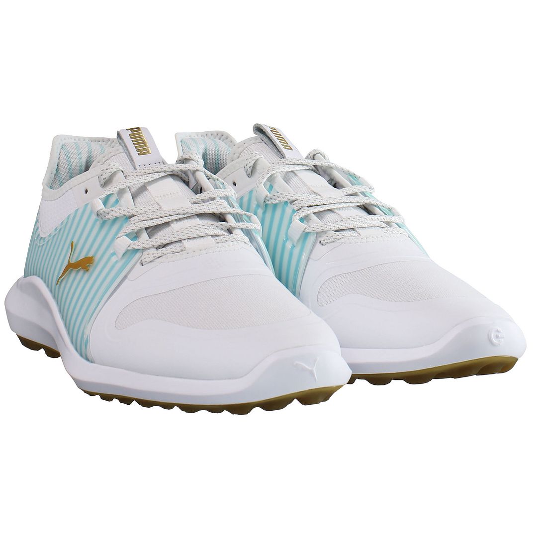 Puma Ignite Fasten8 Seersucker Golf Vit Herrskor – bild 2