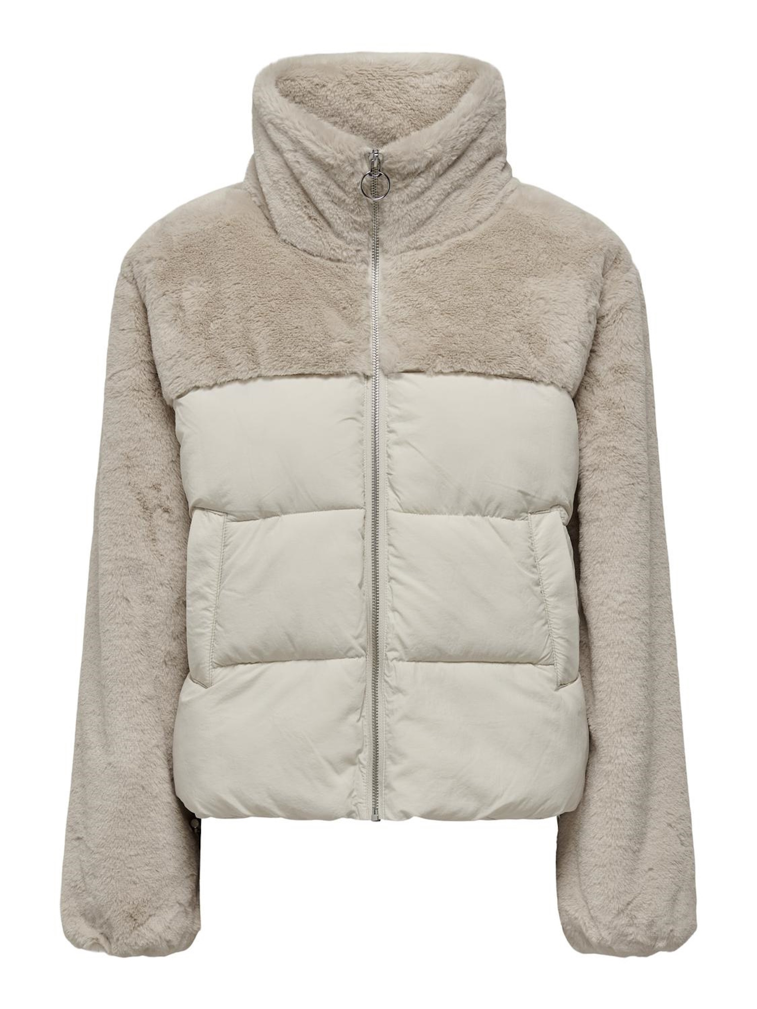 ONLY - ONLWANJA FUR PUFFER MIX JACKET NOOS OTW Dames Jas