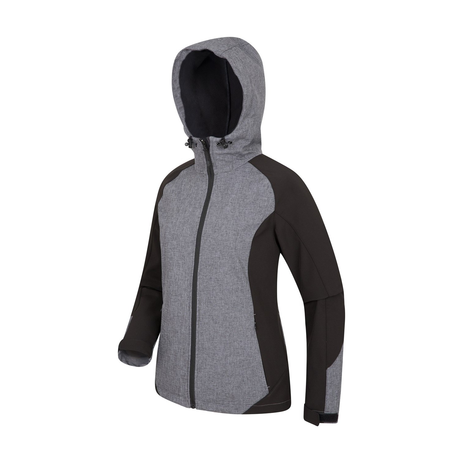Mountain Warehou Illuminate Reflekterande Soft Shell-jacka för damer/kvinnor (svart) – bild 2