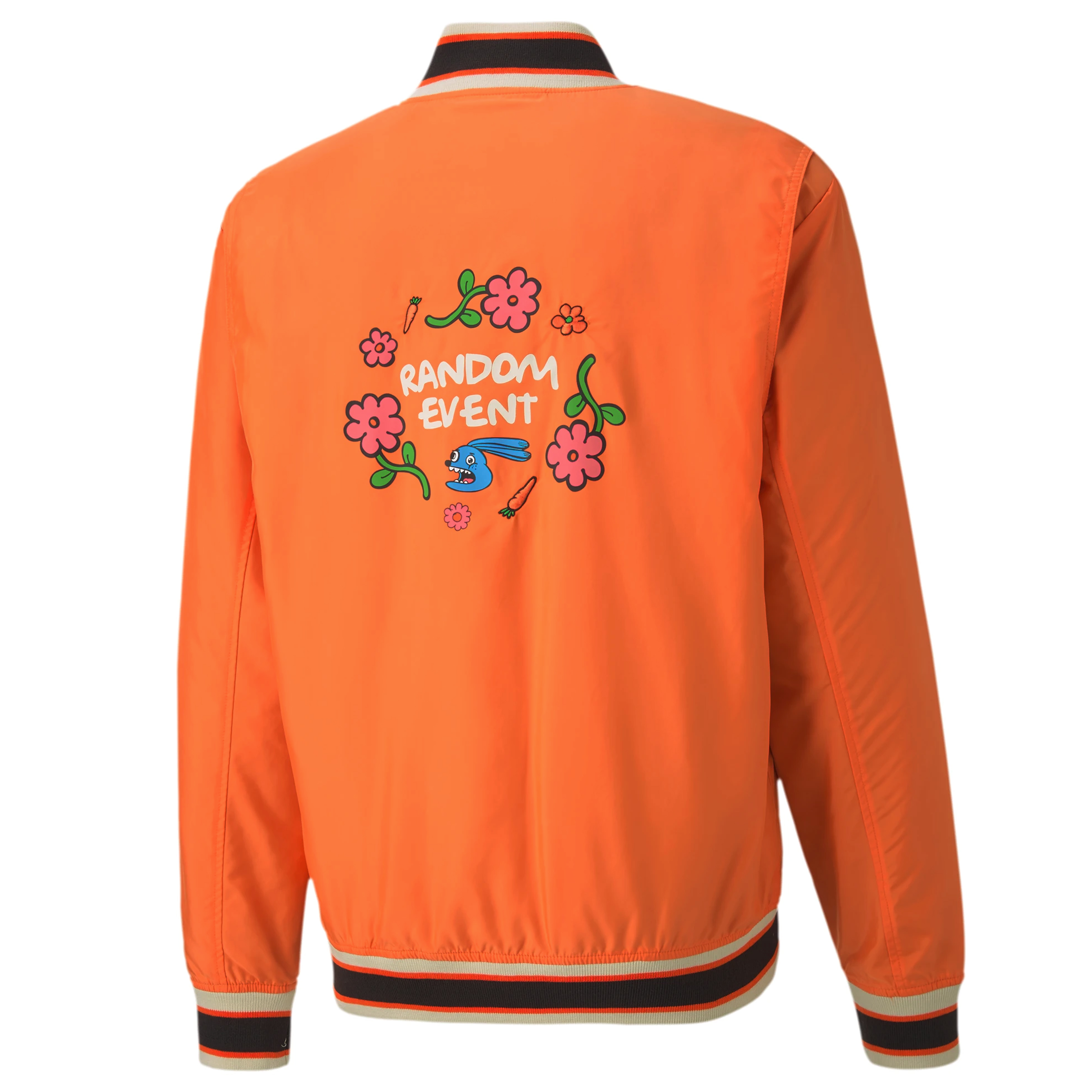 x Randomevent Bomber Graphic Logo Jacka Orange 596661 40 2