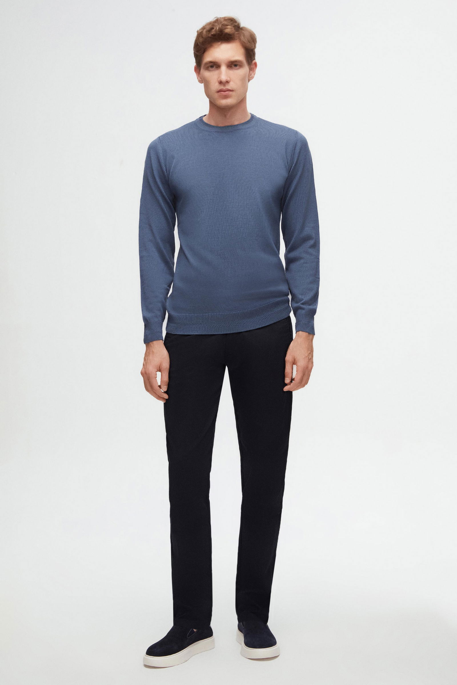 Ds Damat Schwarze Slim Fit Elastische Lycra Seitentaschen Chino Hose