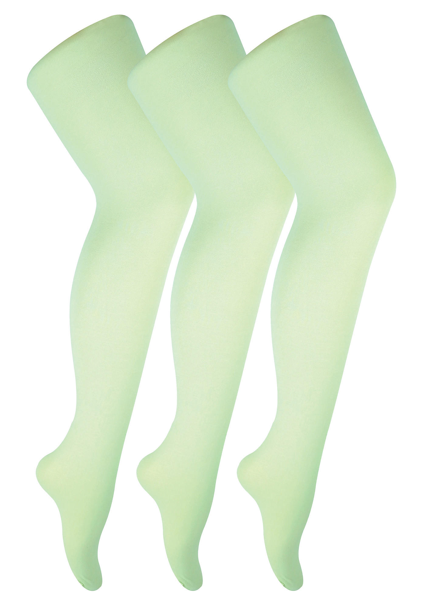 Thumbnail - 3 Paar Multipack Damen 40 Denier Pastellstrumpfhosen | Sock Snob | Bequeme weiche helle Strumpfhosen für Frauen - Blassg...