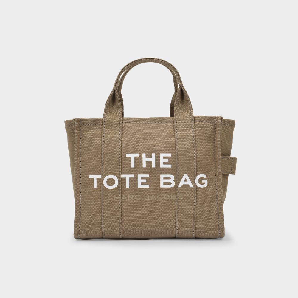 Thumbnail - The Mini Tote Bag - Marc Jacobs - Coton - Slate Green