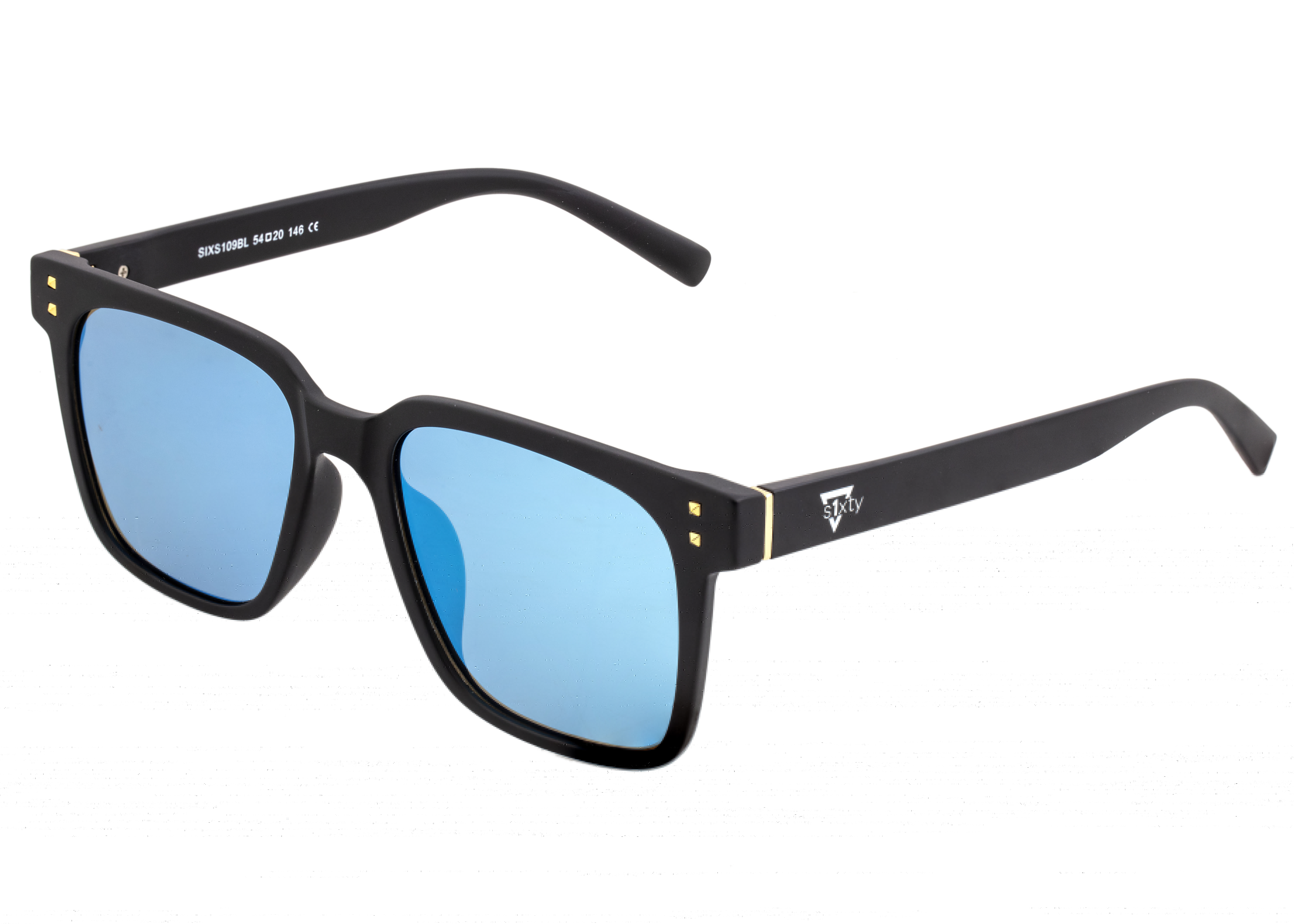 Sixty One Unisex Capri Polarized Sunglasses - Blue - One Size