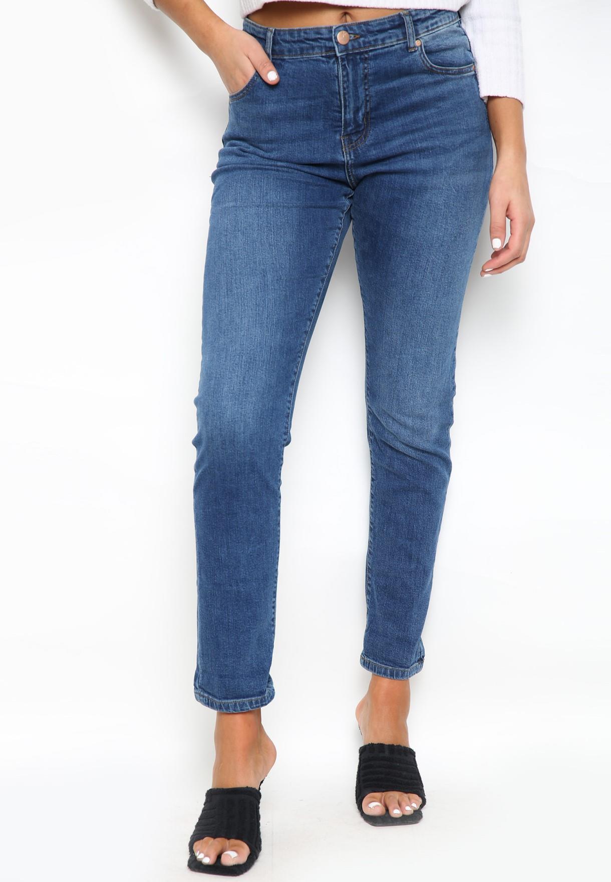 Thumbnail - MYT Damen Mom Jeans in Blau