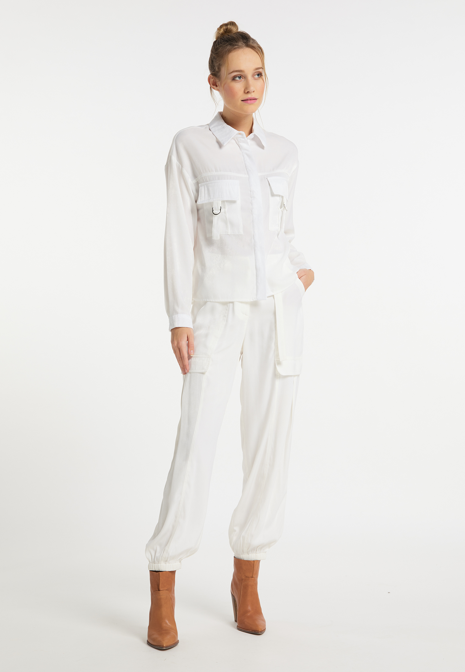 Dreimaster Blouse Dames wit