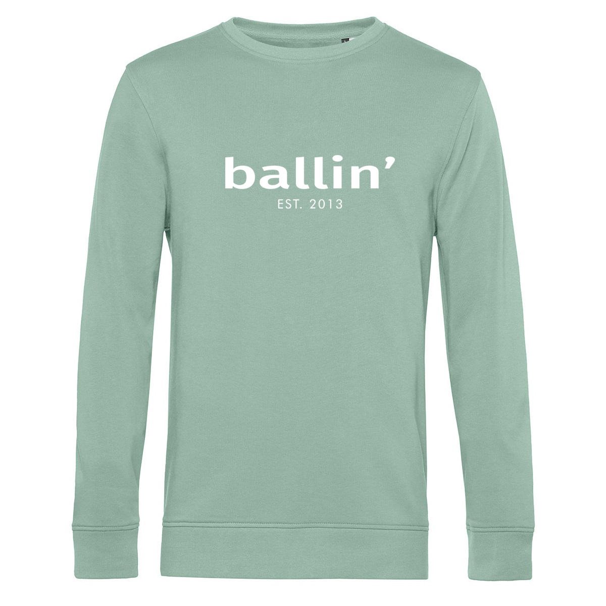 Thumbnail - Basic Sweater von Ballin Est. 2013 in der farbe Grun und in größe S.