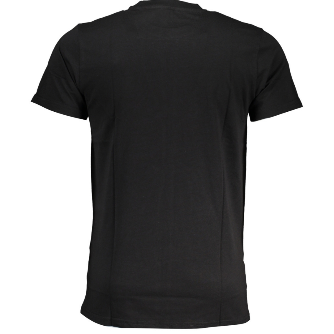 Cavalli Class Bold Vit Logotyp Svart T-shirt herr – bild 2