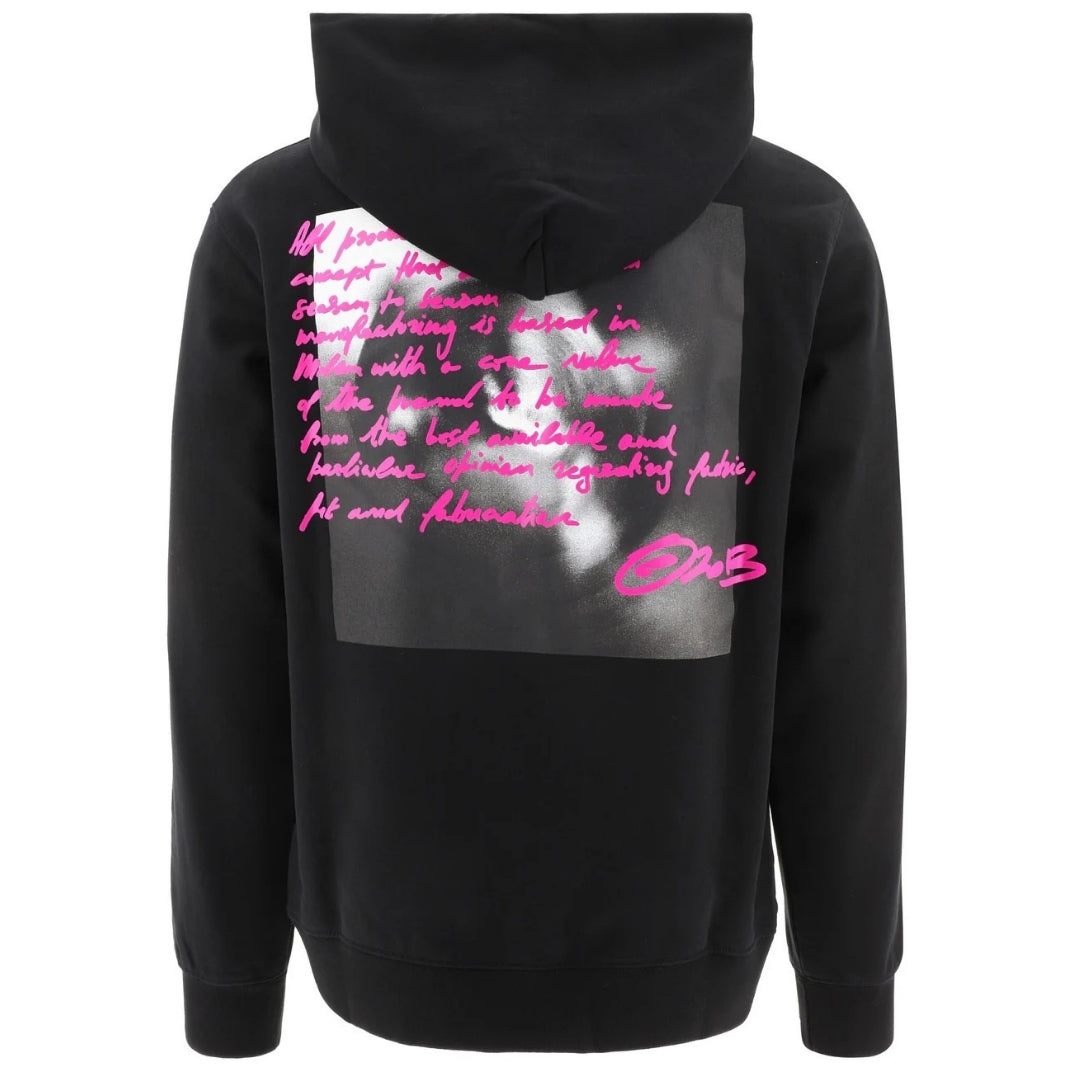 Tornado Type Design Slim Fit Svart Hoodie 2