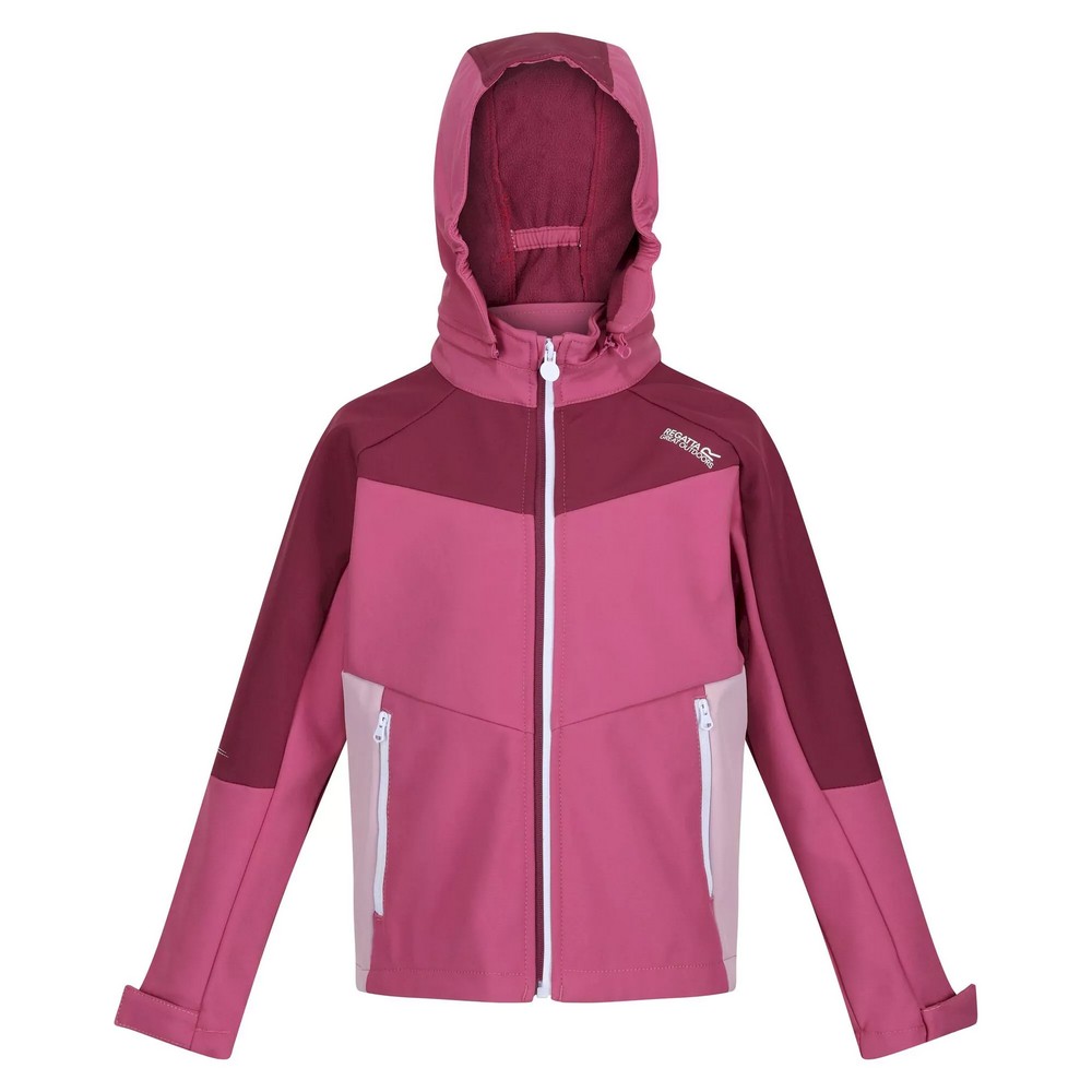 Regatta Childrens Unisex Childrens/Kids Eastcott II Soft Shell Jacket (Violet/Amaranth Haze) - Multicolour - Size 14Y