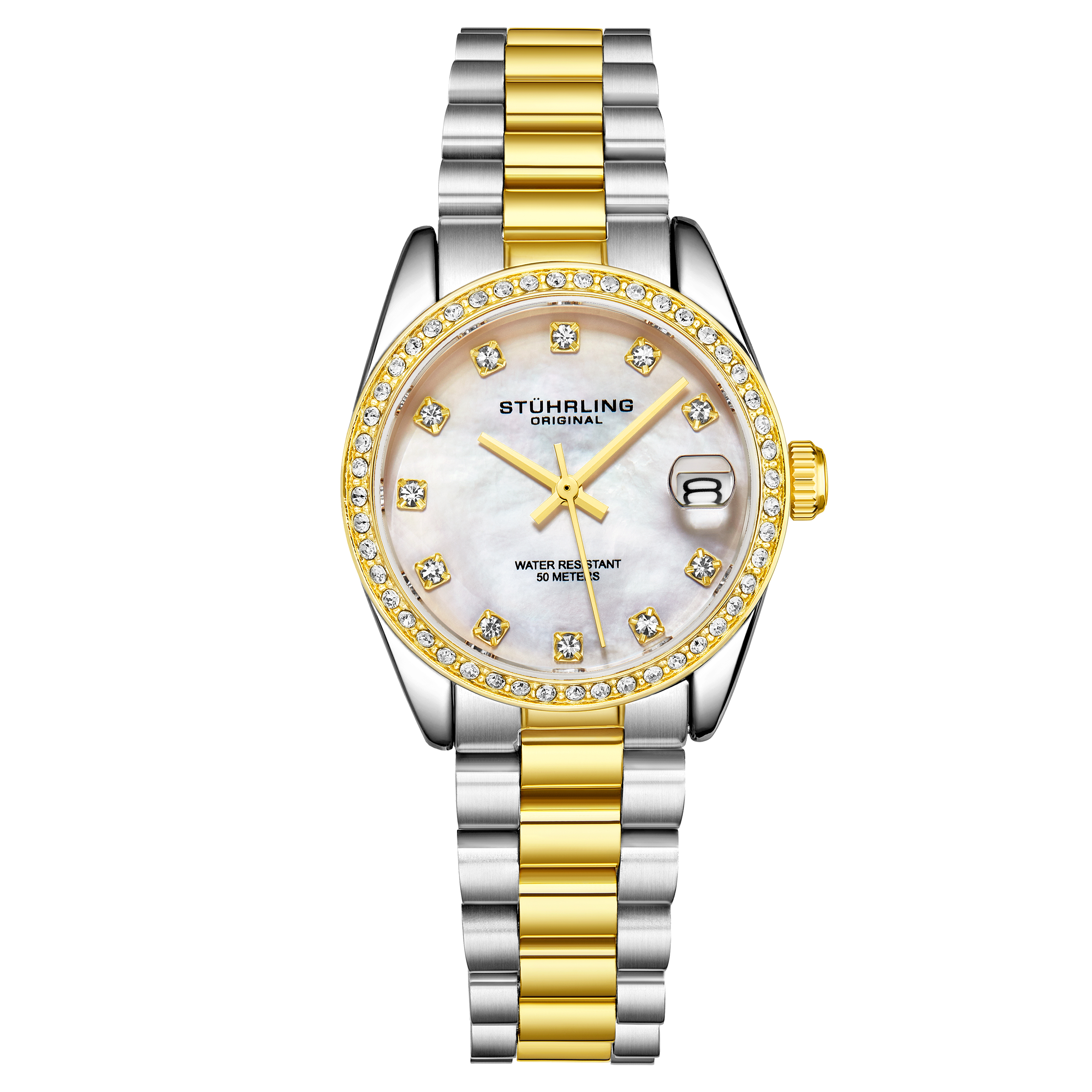 Stührling Womens Lineage 3936 Quartz 31mm Fashion - Silver - One Size