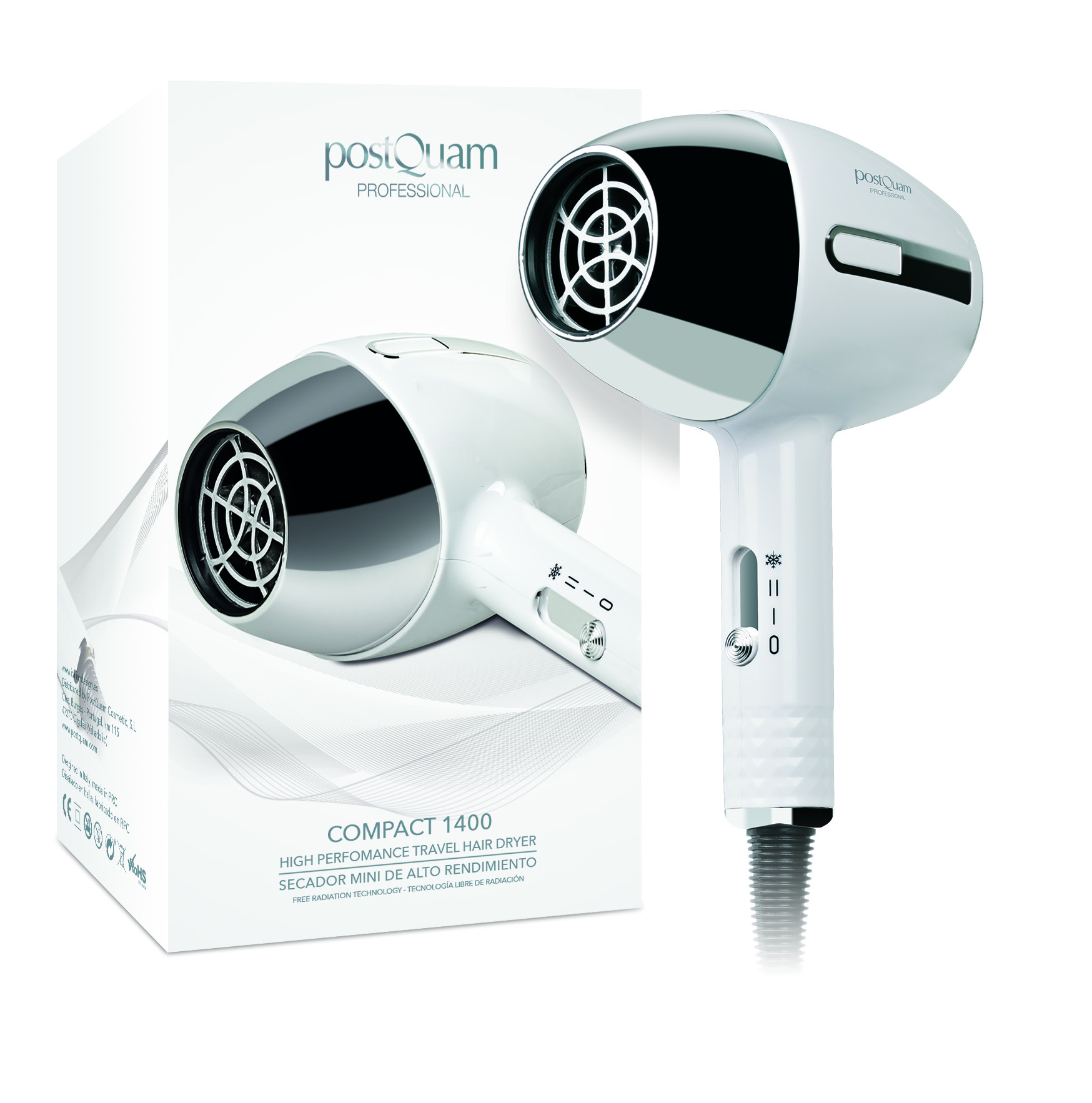 Thumbnail - Haartrockner Postquam Air Compact ohne Strahlung