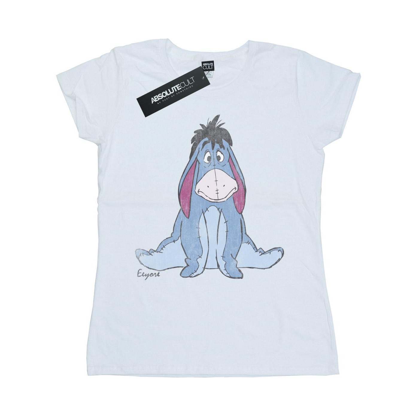 Thumbnail - Disney - "Winnie The Pooh Classic Eeyore" T-Shirt für Damen (Weiß)