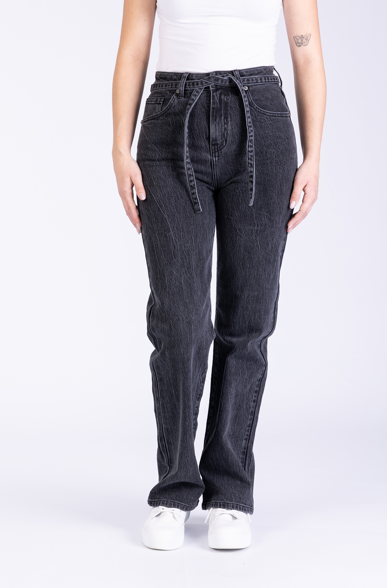 Thumbnail - Liz Damenjeans Schwarz Wide-Leg