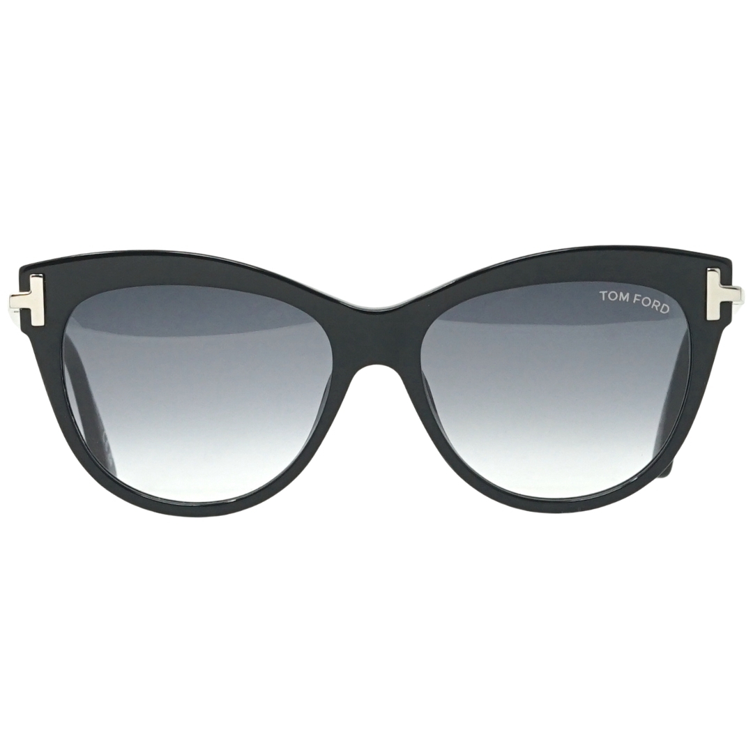 Thumbnail - Tom Ford Kira FT0821 01B Schwarze Sonnenbrille