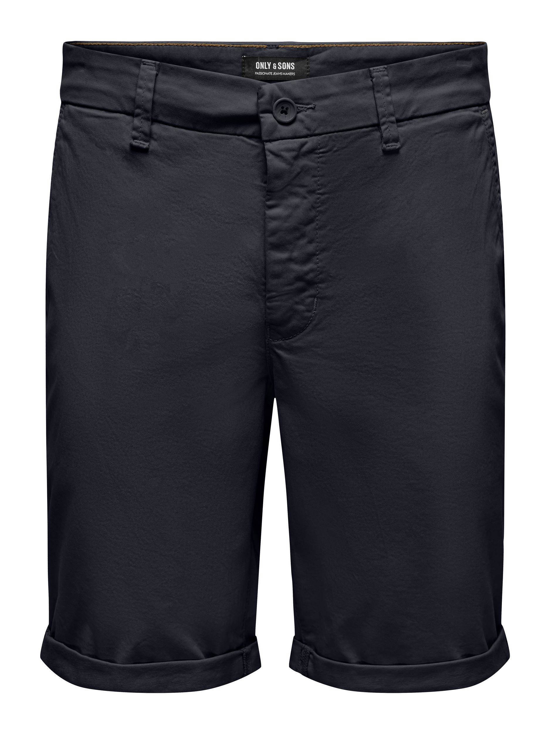 Thumbnail - ONLY & SONS reguläre Passform Shorts ONSPETER dunkel marineblau