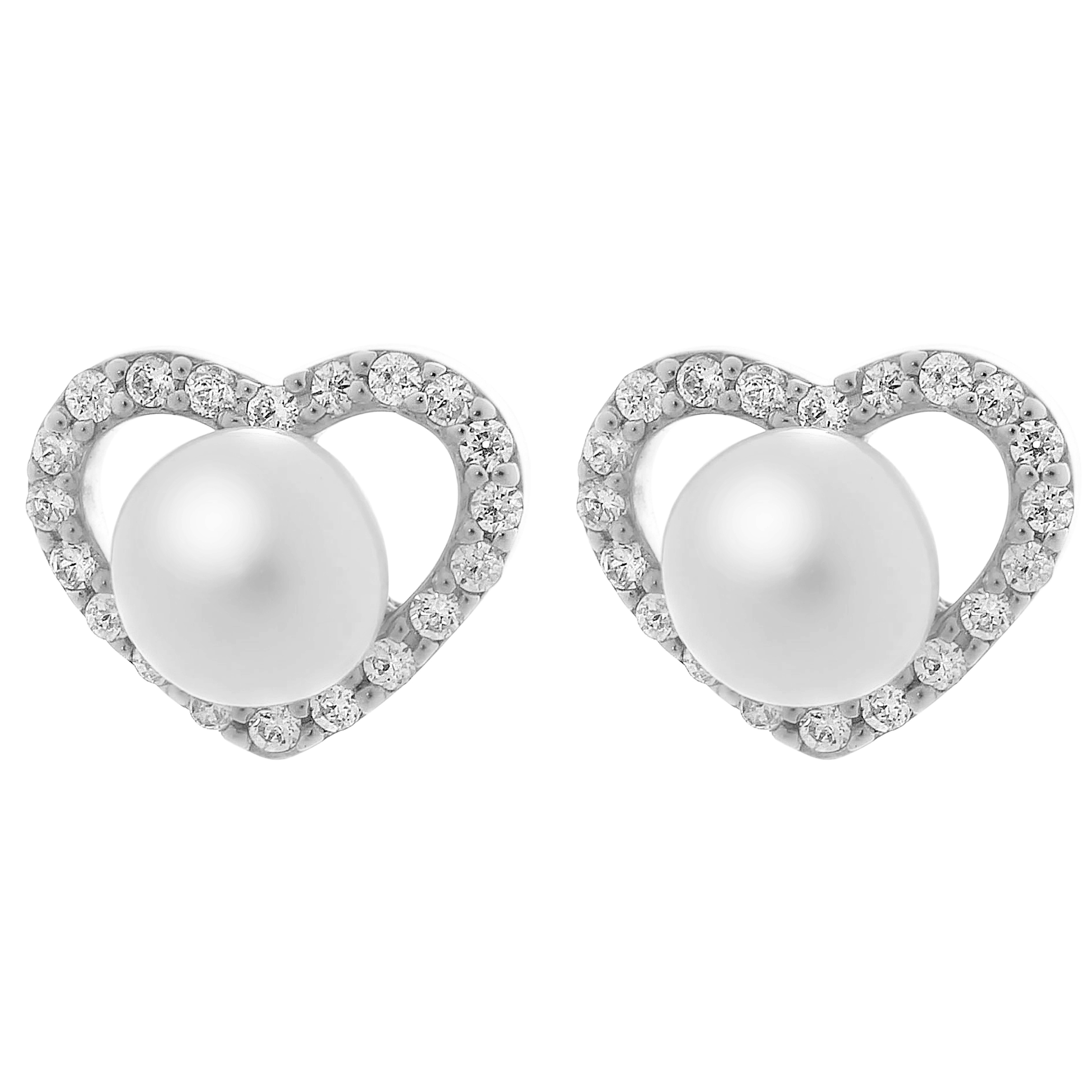 Orphelia 'Alberte' Ohrstecker Für Damen Aus 925er Sterlingsilber - Silber Zo-7233