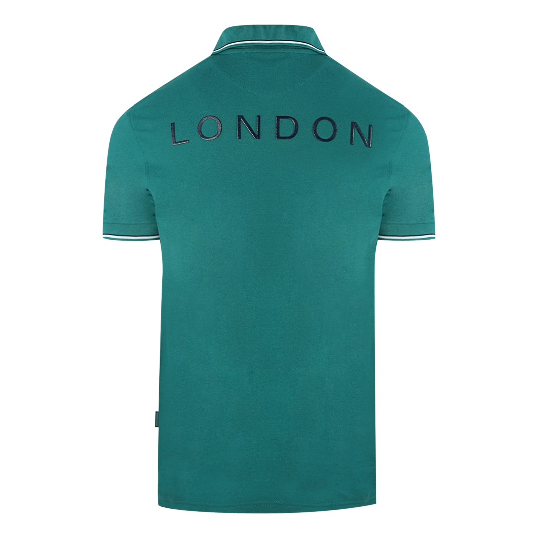 Aquascutum Aldis Crest Grön Pikétröja herr – bild 2