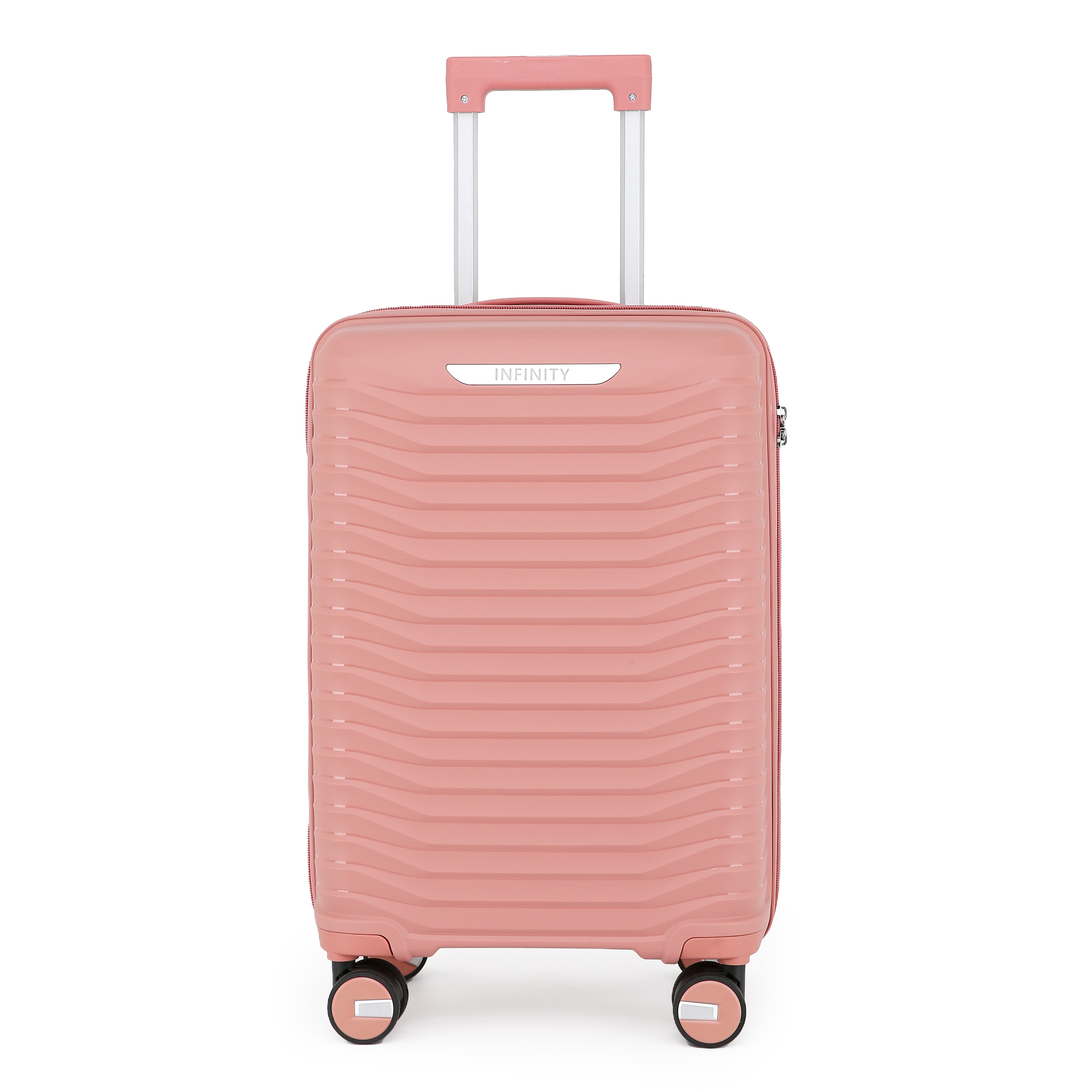 Infinity Leather Robust kabinväska med hårt skal 36 x 24 x 55 cm TSA-bagage Lämplig för Easyjet, Ryanair, Wizzair dam – bild 2