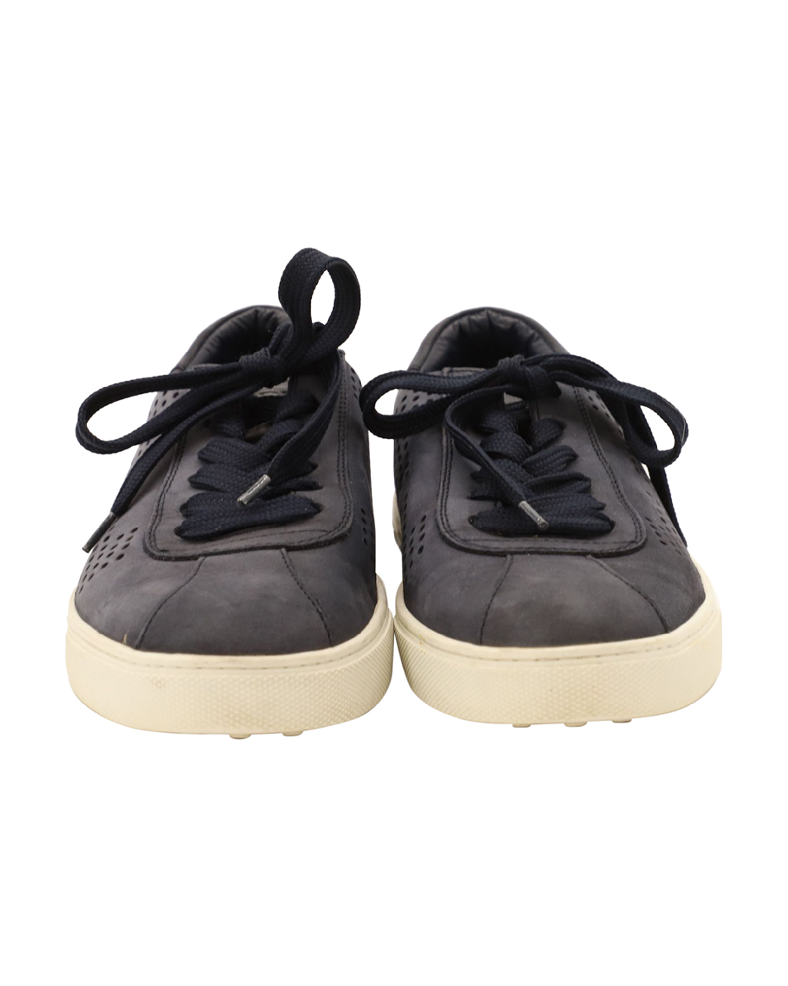 TodS Pre-owned Tod's skor med perforerade detaljer och snörning i blå mocka herr – bild 2