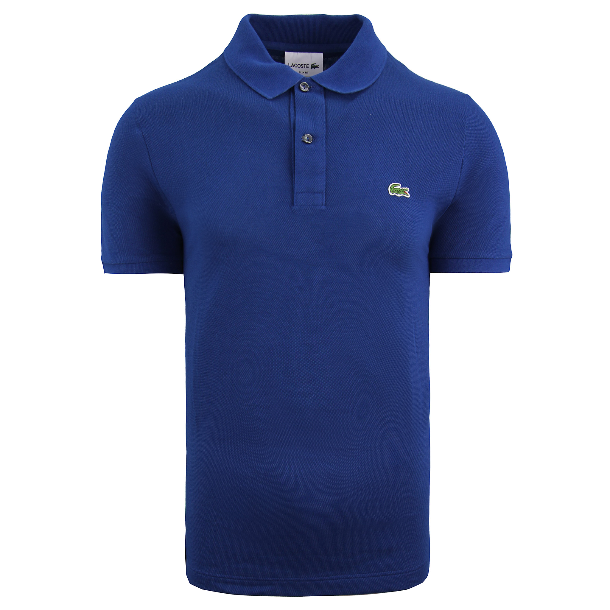 Thumbnail - Lacoste Slim Fit Herren Blue Polo -Hemd