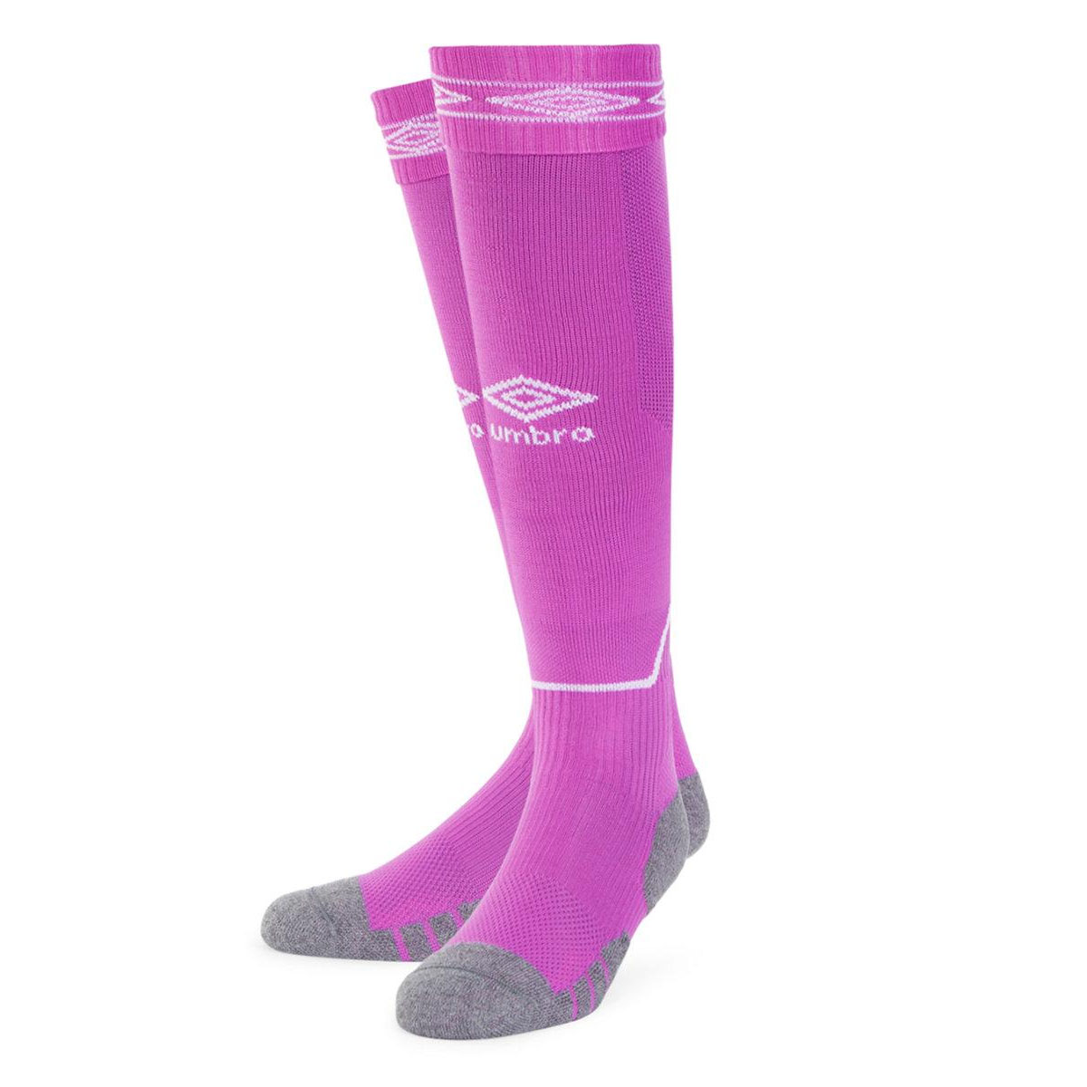 Thumbnail - Umbro Diamond Fußball Socken (Lila Kaktus/Weiß)