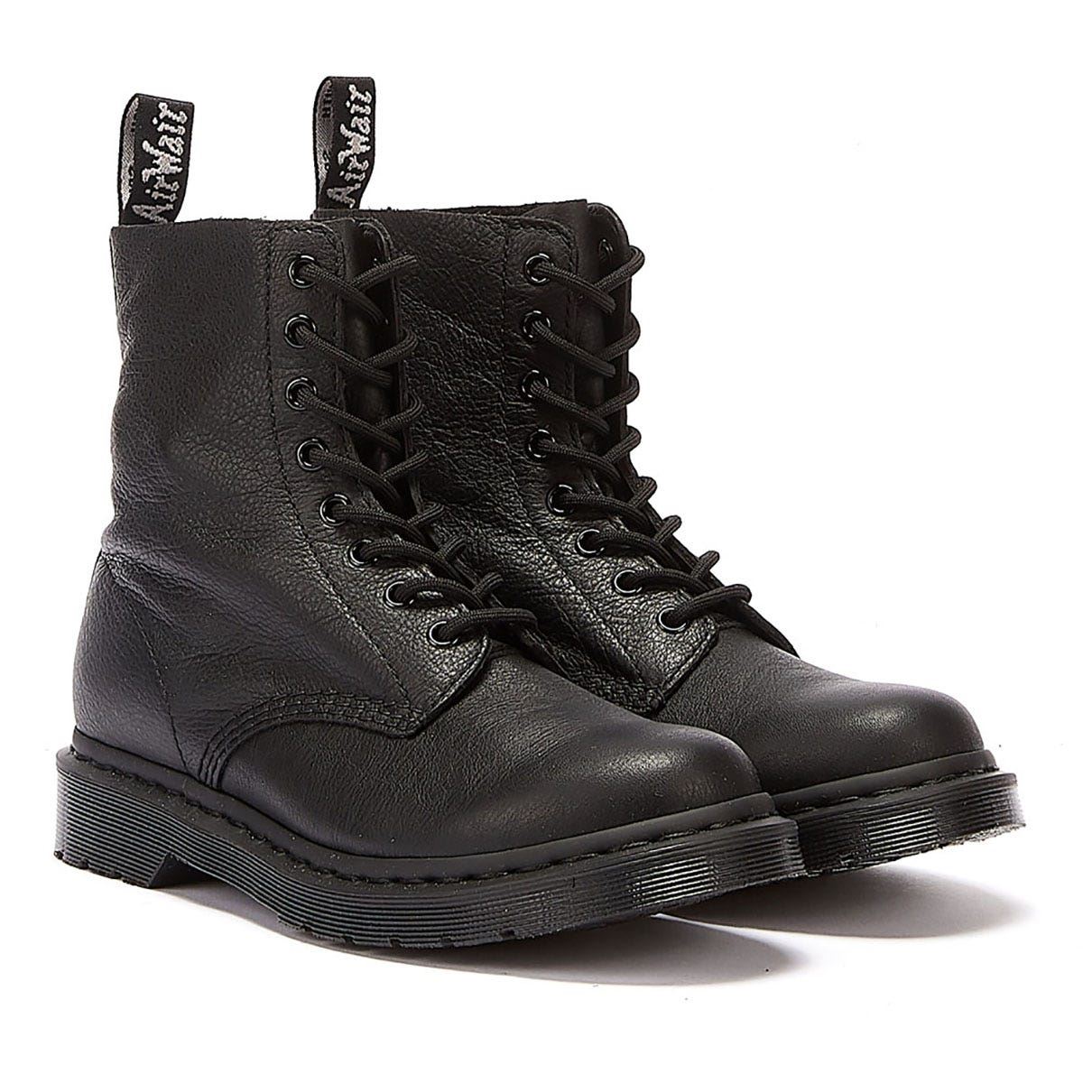 Thumbnail - Dr. Martens 1460 Pascal Virginia Damen Mono Stiefel - (Schwarz)
