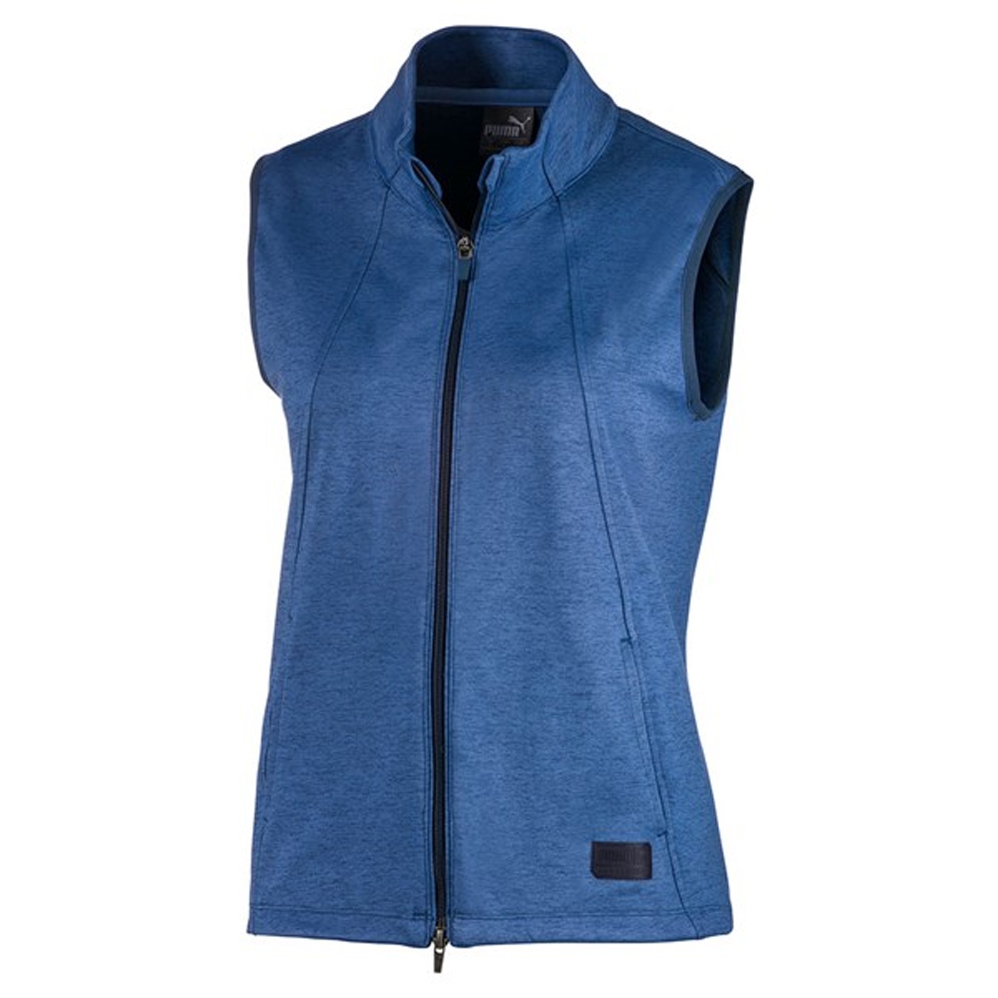 Thumbnail - Puma CloudSpun Warm Up Weste Reißverschluss UP Blue Womens Ärmeln 595852 02