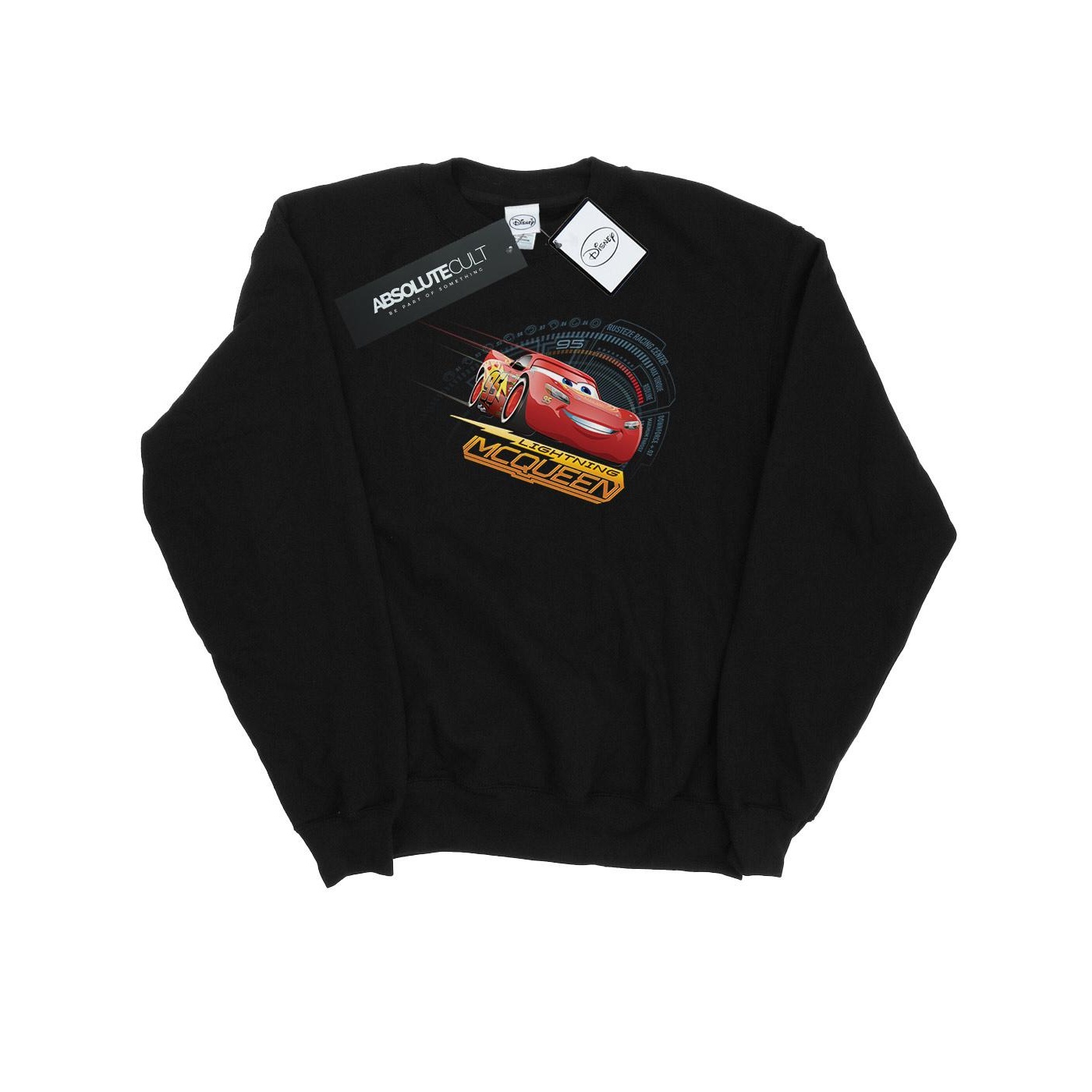 Thumbnail - Disney - "Cars Lightning McQueen" Sweatshirt für Herren (Schwarz)