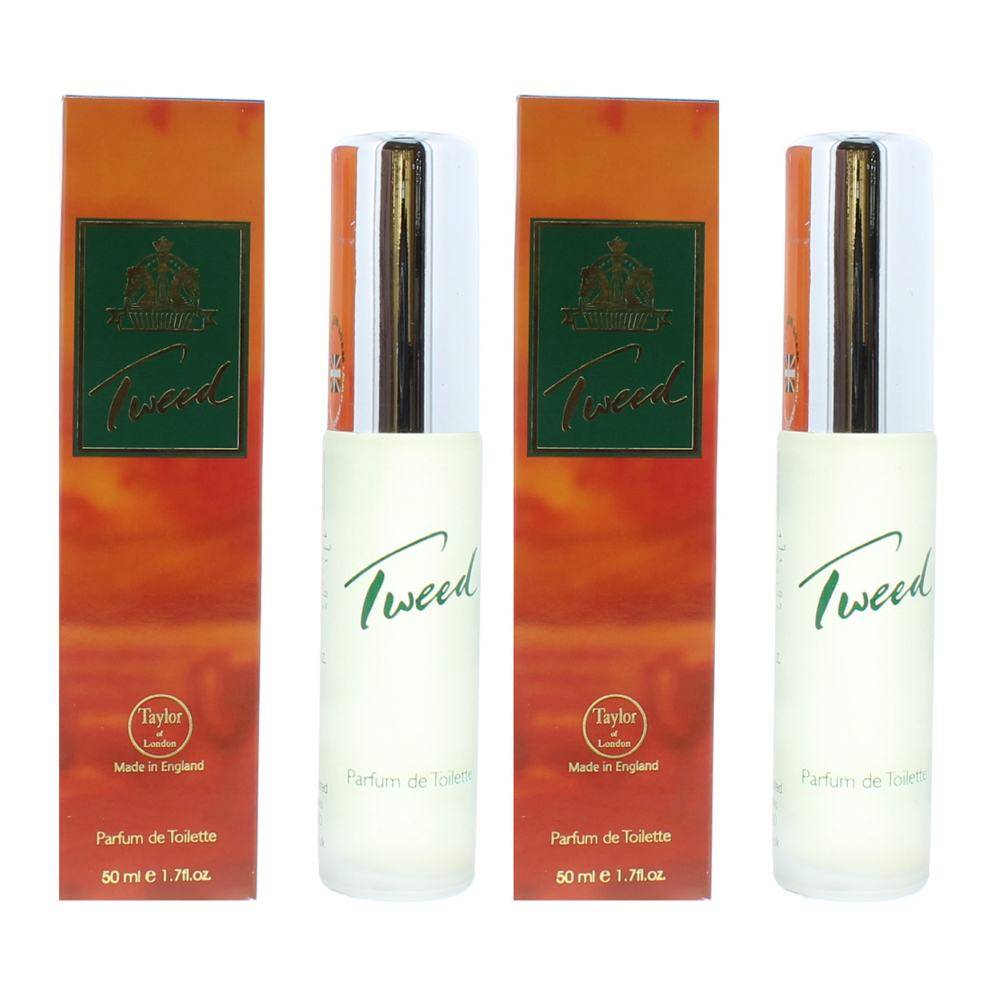 Taylor of London Womens Tweed Parfum de Toilette 50ml x 2 - One Size