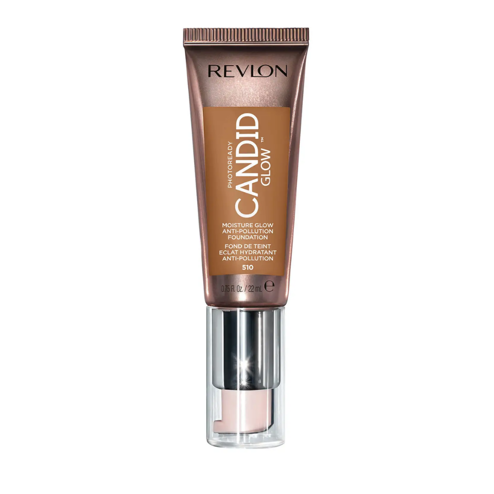 Revlon Womens Photoready Candid Moisture Glow Foundation - 510 Cappuccino - Blue Porcelain - One Size