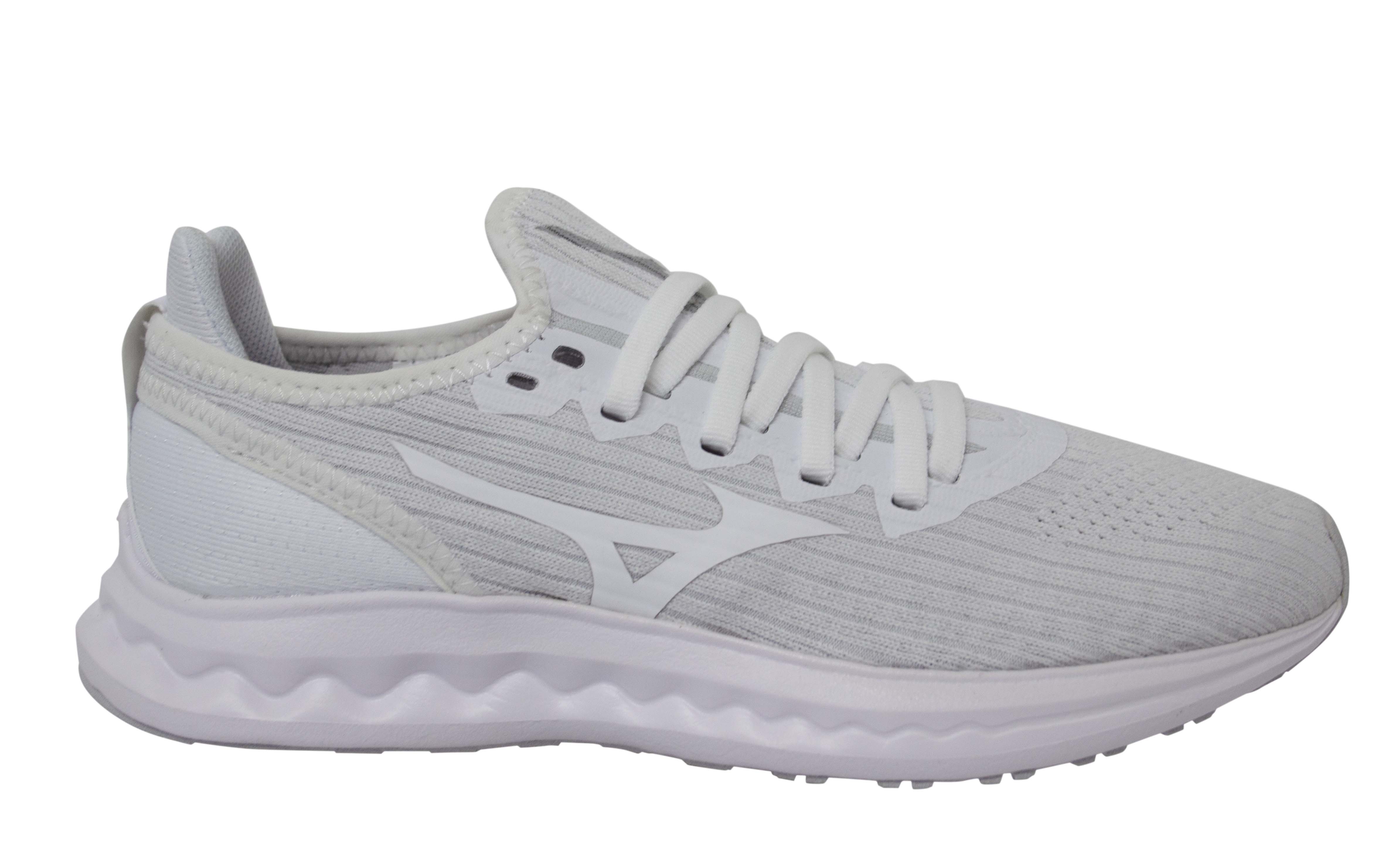 Mizuno Wave Polaris SP2 White Trainers - Womens - Grey - Size UK 4