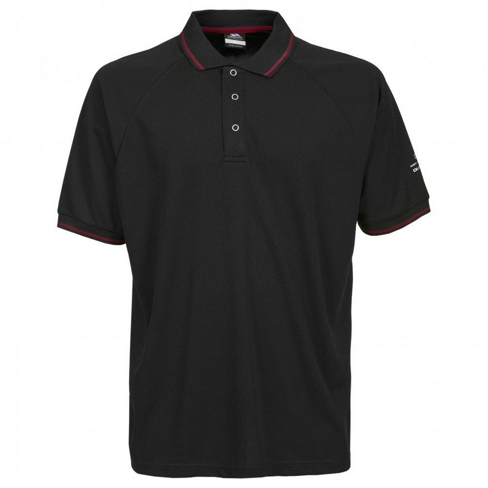 Thumbnail - Trespass Herren Bonington Kurzarm aktiv Poloshirt