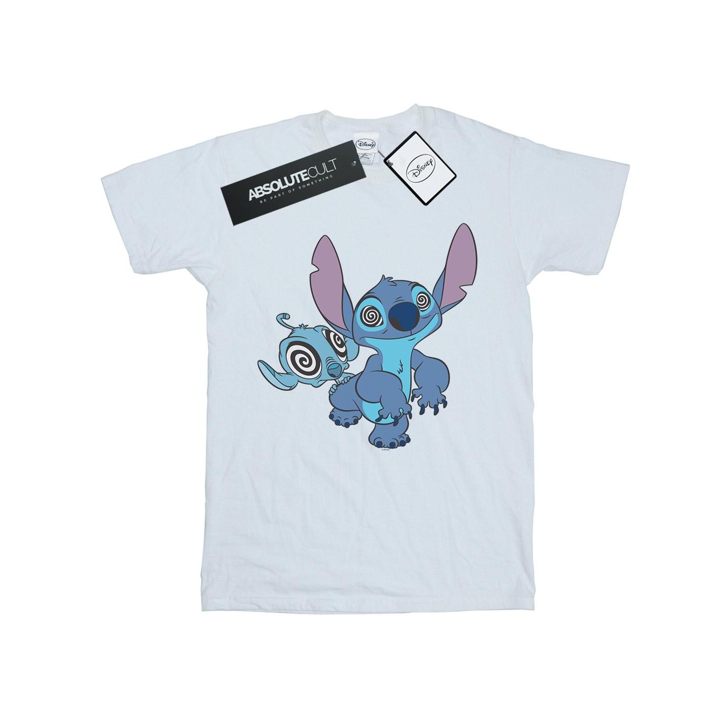Thumbnail - Disney - "Lilo And Stitch Hypnotized" T-Shirt für Mädchen (Weiß)