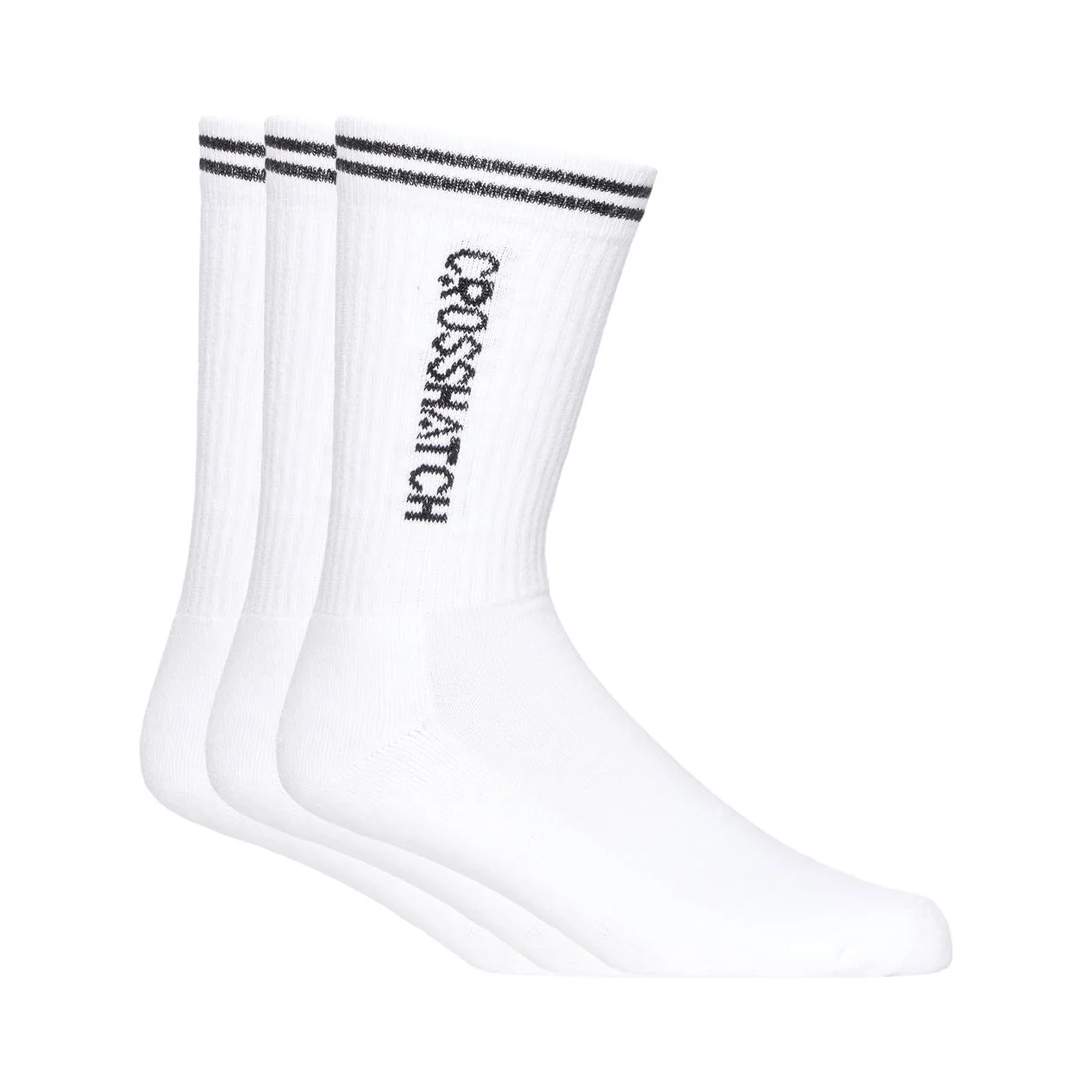 Thumbnail - Crosshatch - "Peppy" Sportsocken für Herren(3er-Pack) (Weiß)