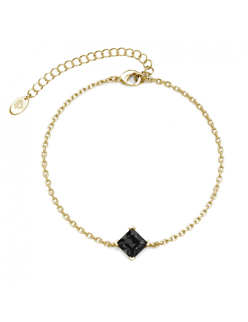 MYC Paris Parure et Coffret Simple Square Doré et Noir berlocker dam – bild 2