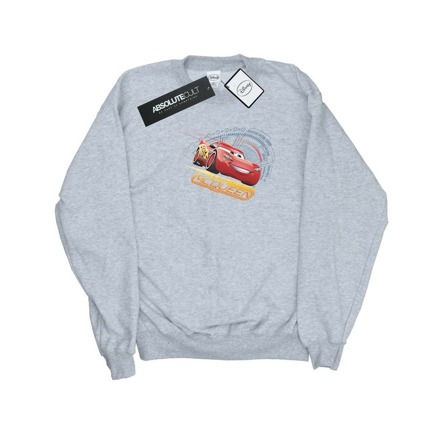 Thumbnail - Disney - "Cars Lightning McQueen" Sweatshirt für Damen (Grau meliert)