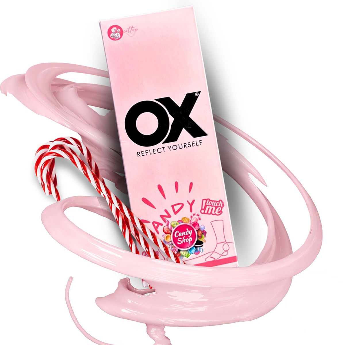 OX Förpackning med 6 st låga strumpor med fräscha dofter dam – bild 2