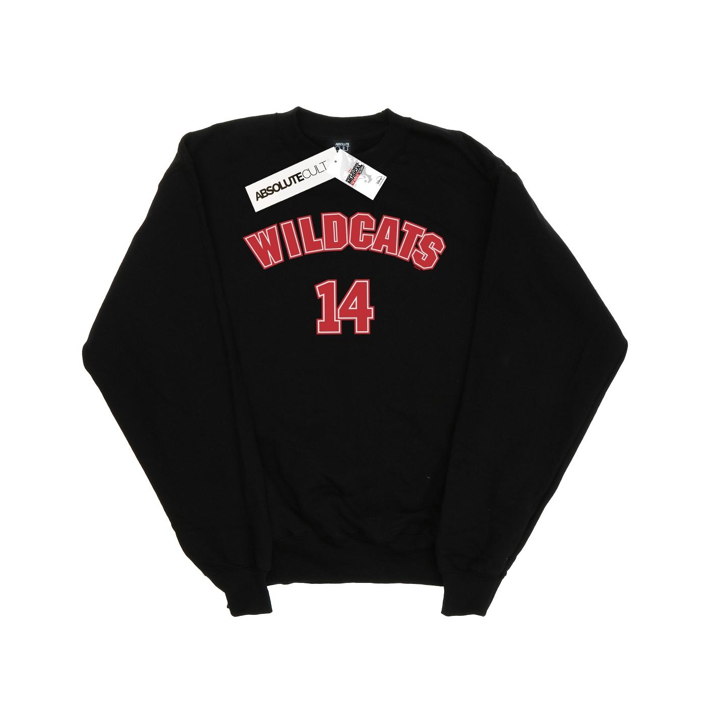 Disney - "High School Musical The Musical Wildcats 14" Sweatshirt für Mädchen (Schwarz)