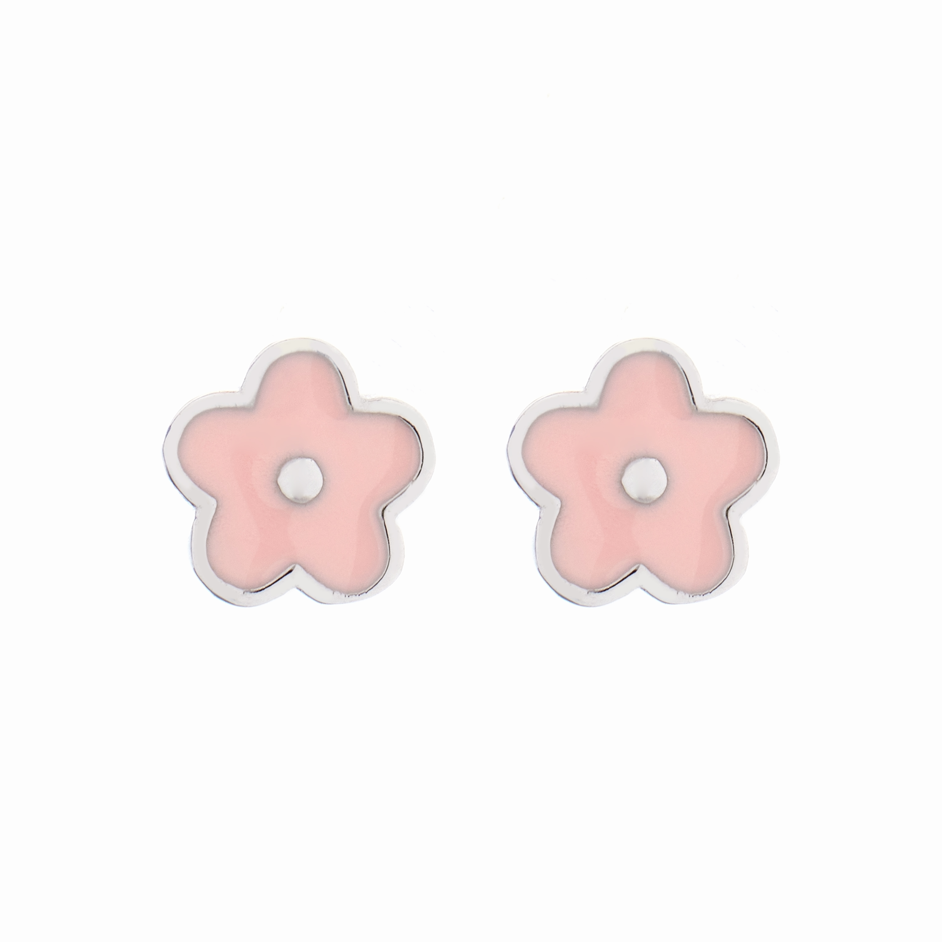 925 Sterling Silver rodiumpläterade örhängen Blomma