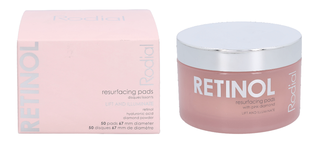 Rodial Pink Diamond Retinol Resurfacing Pads 50 Stück