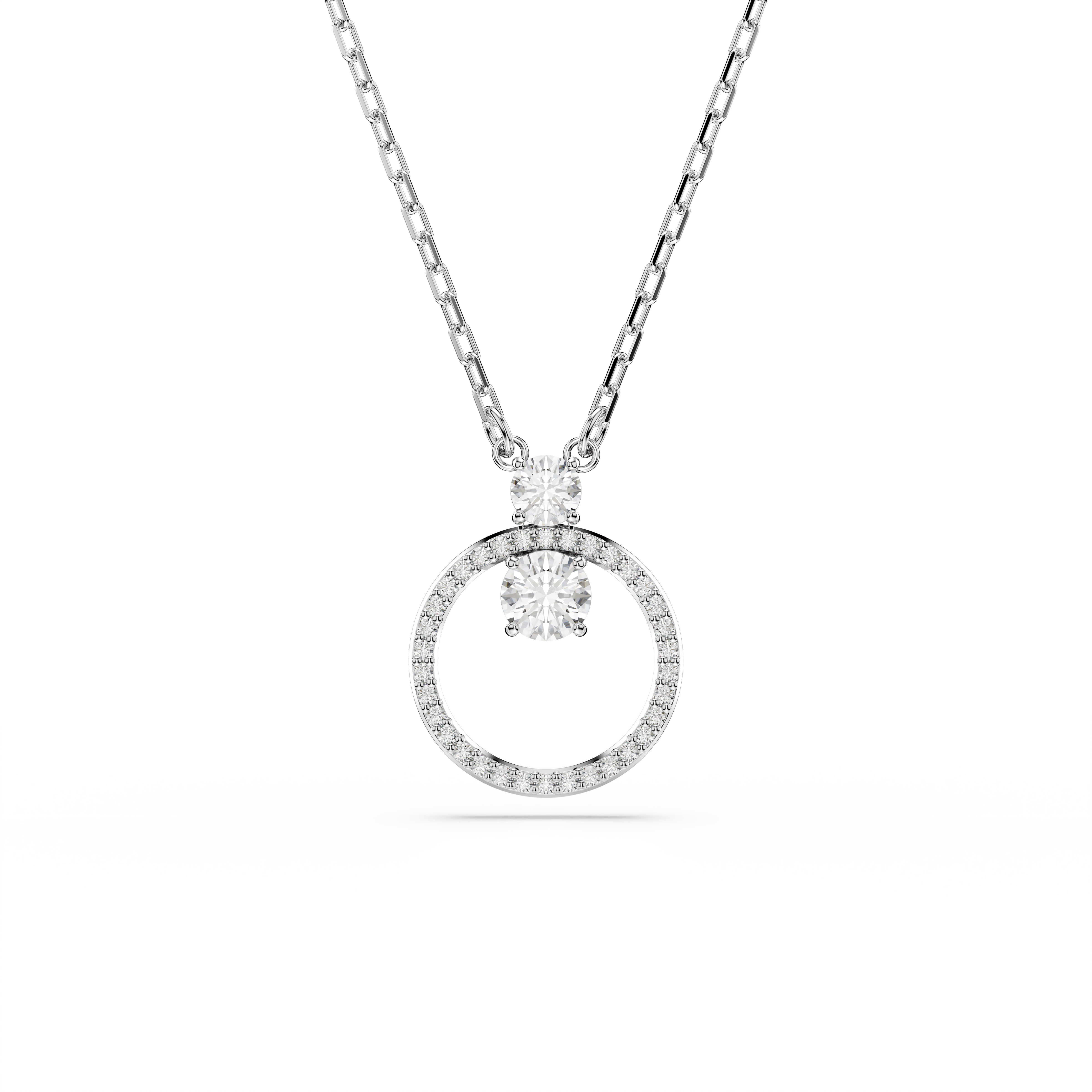 Swarovski 'Dextera' Dames Necklace van Basismetaal - Zilver 5692261