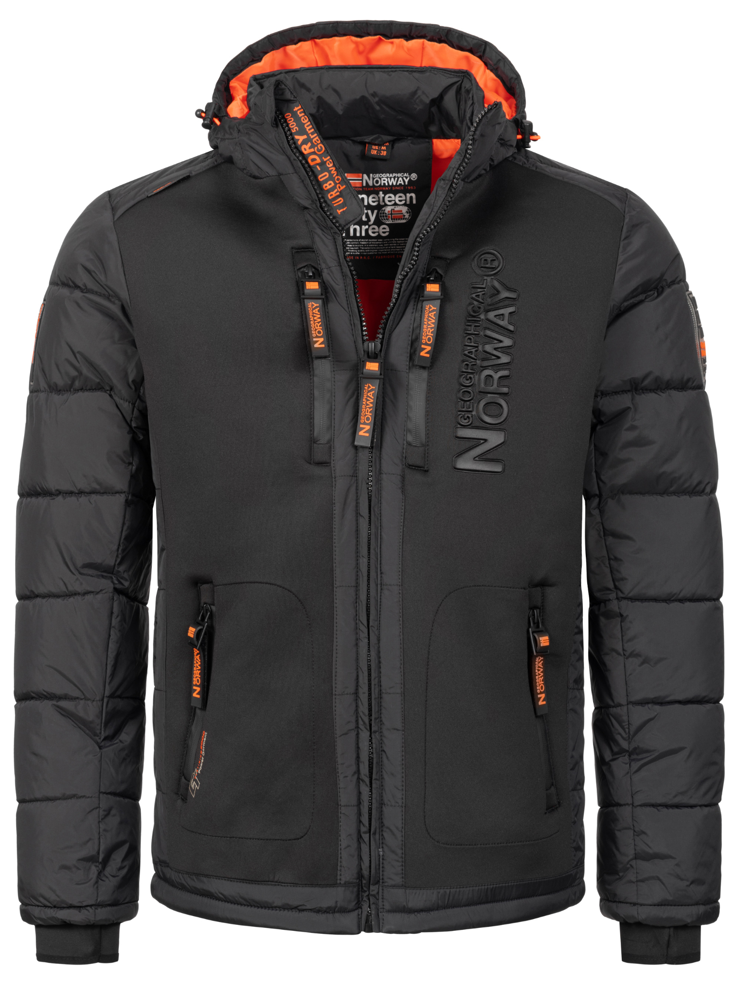 Thumbnail - Geographical Norway Winterjacke Schwarz