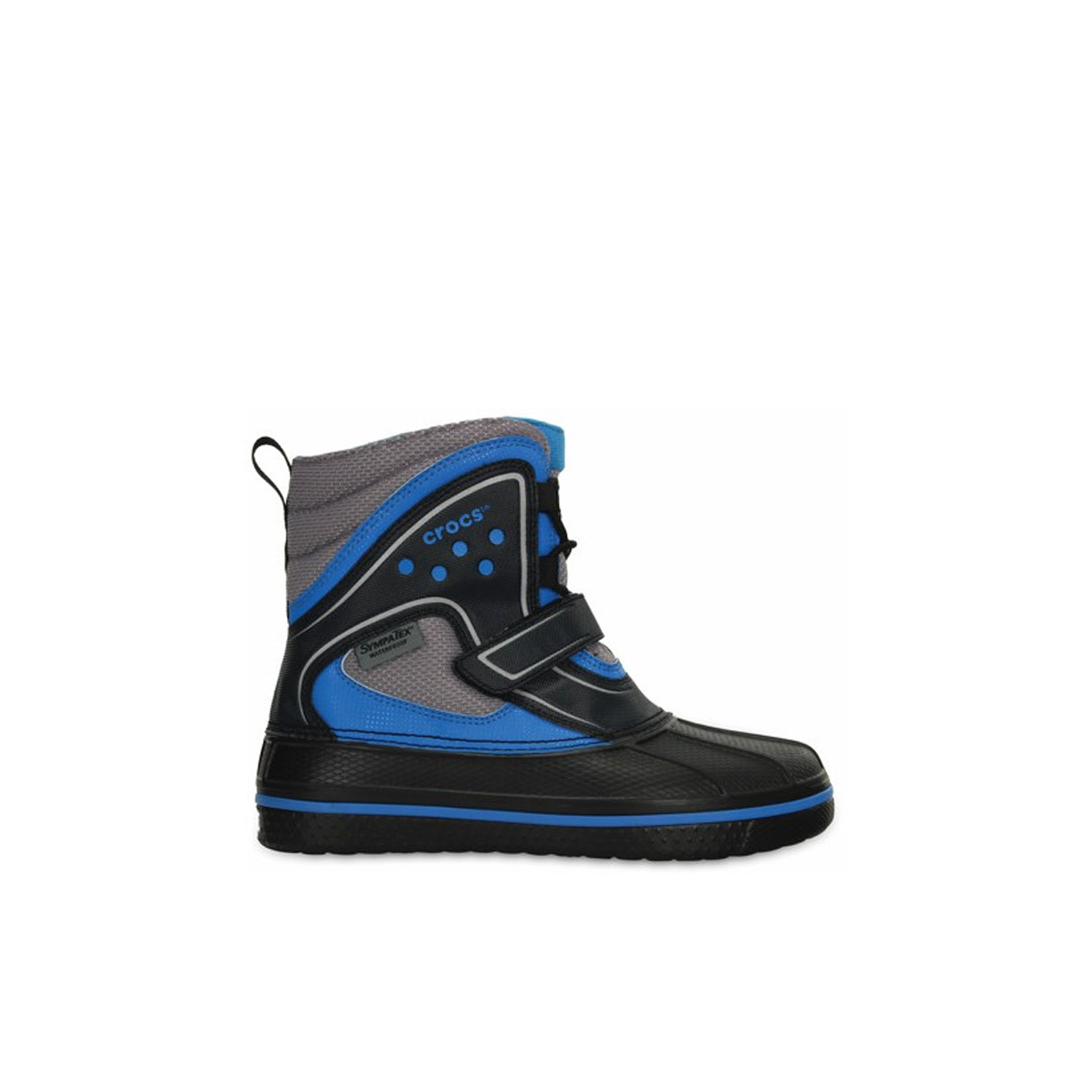 Crocs AllCast Duck Kinderlaarsjes Zwart/Blauw