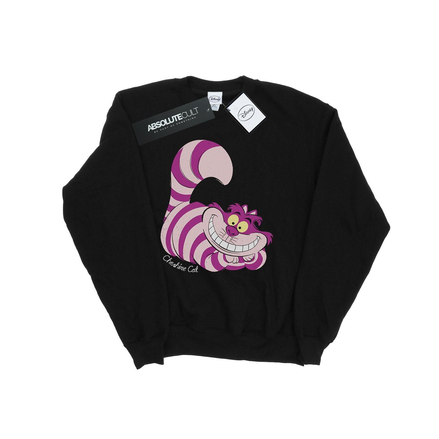 Disney - "Alice In Wonderland Cheshire Cat" Sweatshirt für Herren (Schwarz)