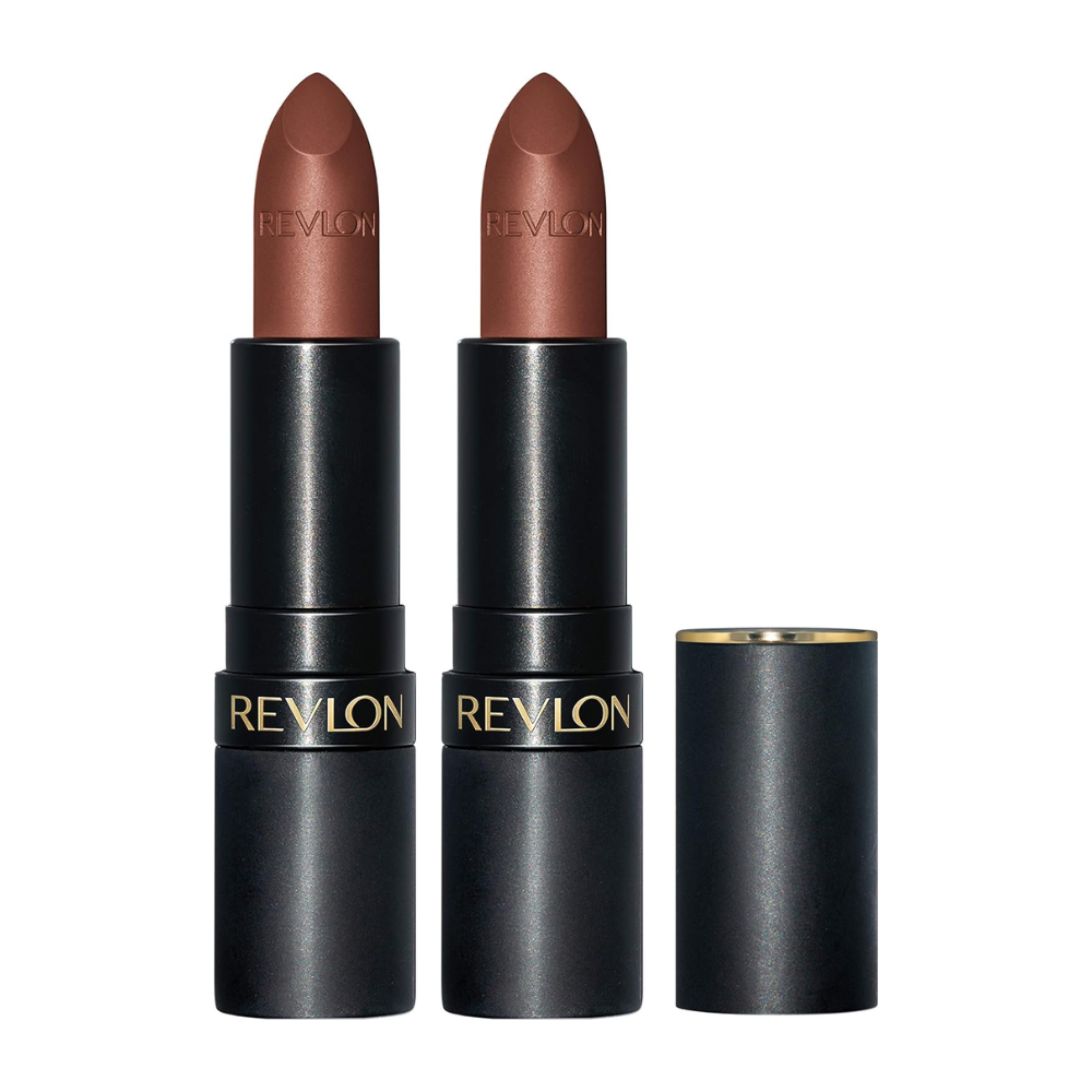 Revlon Womens 2 x Super Lustrous The Luscious Mattes Lipstick - 013 Hot Chocolate - NA - One Size