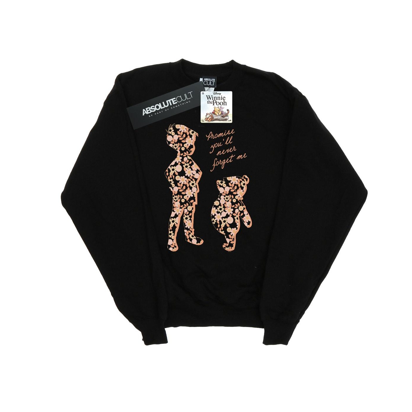 Disney - "Winnie The Pooh Promise You'll Never Forget" Sweatshirt für Damen (Schwarz)