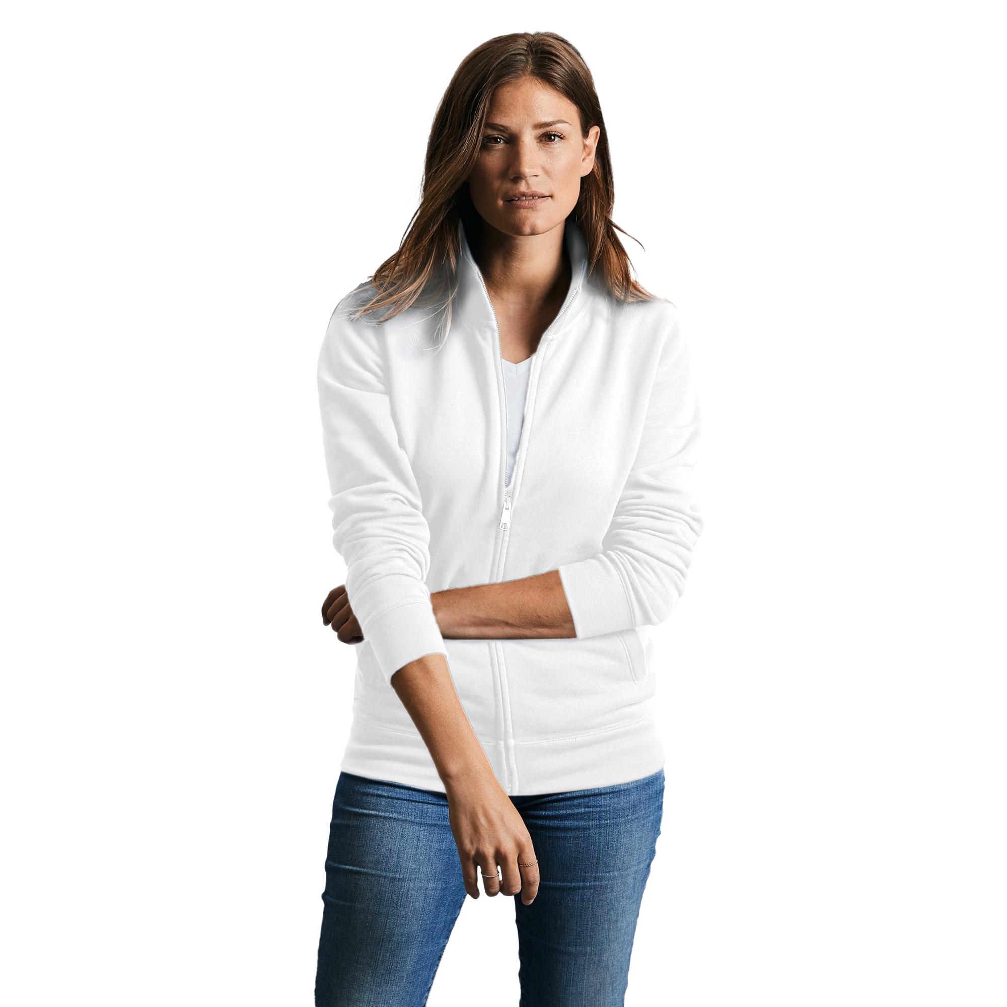 Russell Athletic Russell Womens/Ladies Authentic Sweat Jacket (White) tröjor dam – bild 2